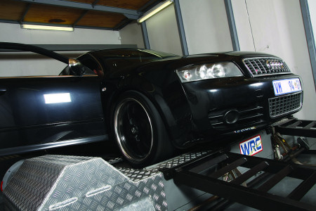 Audi S4 V8 Quattro on Dyno
